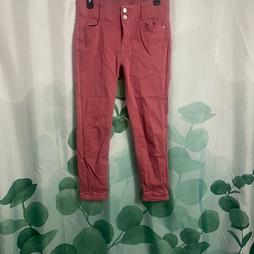 Apt. 9 Pink Ankle Cropped Jeans